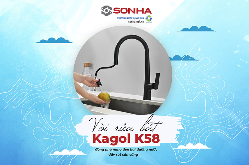 V&ograve;i rửa b&aacute;t kagol K58
