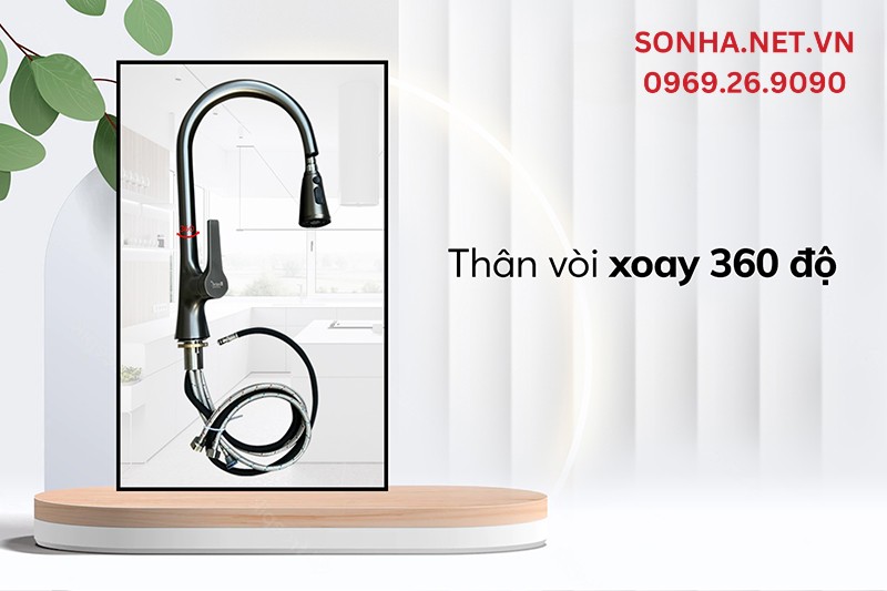 Th&acirc;n v&ograve;i Kagol K66 xoay 360 độ theo &yacute; th&iacute;ch người d&ugrave;ng