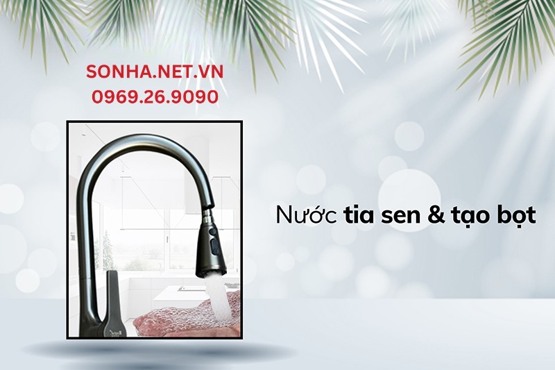  Kagol K66 chế độ tia sen v&agrave; tạo bọt tiết kiệm nước v&agrave; chống bắn hiệu quả