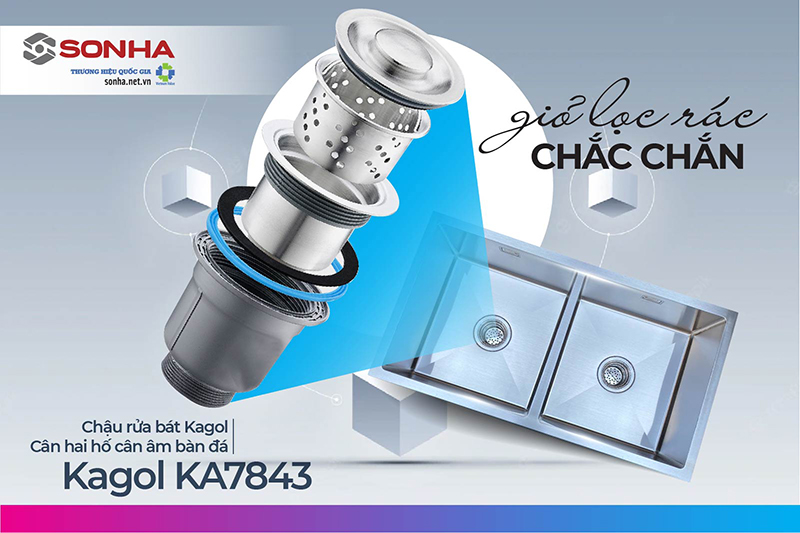 Giỏ lọc r&aacute;c Kagol KA7843