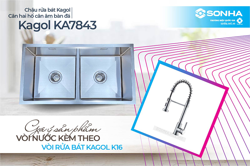 V&ograve;i rửa b&aacute;t K16 đi k&egrave;m Kagol KA7843