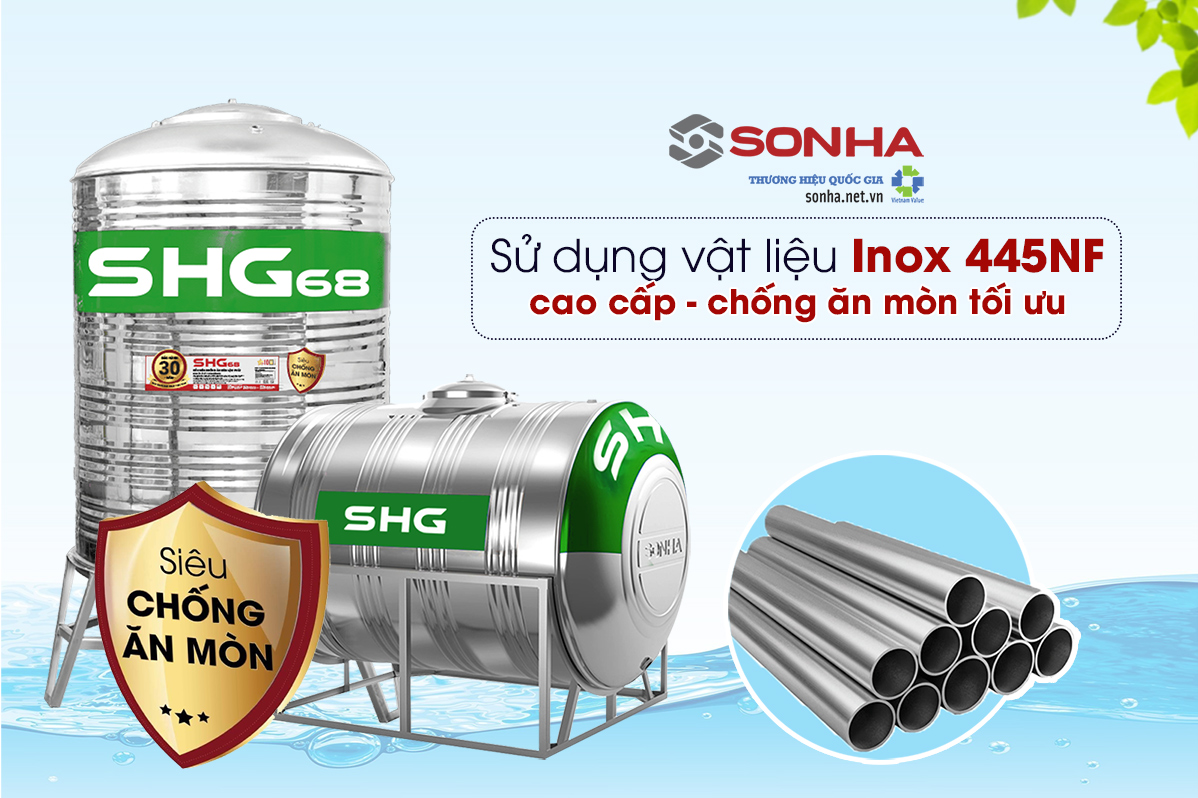 8Kbet123 tải ứng dụng SHG68 sử dụng vật liệu Inox 445NF cao cấp - chống ăn mòn tối ưu