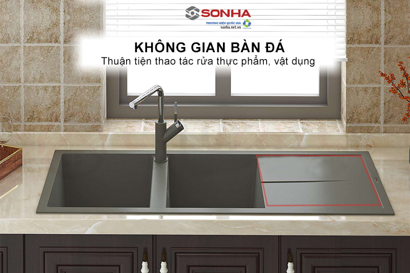 Thiết kế th&ecirc;m b&agrave;n đ&aacute; mở rộng kh&ocirc;ng gian hoạt động