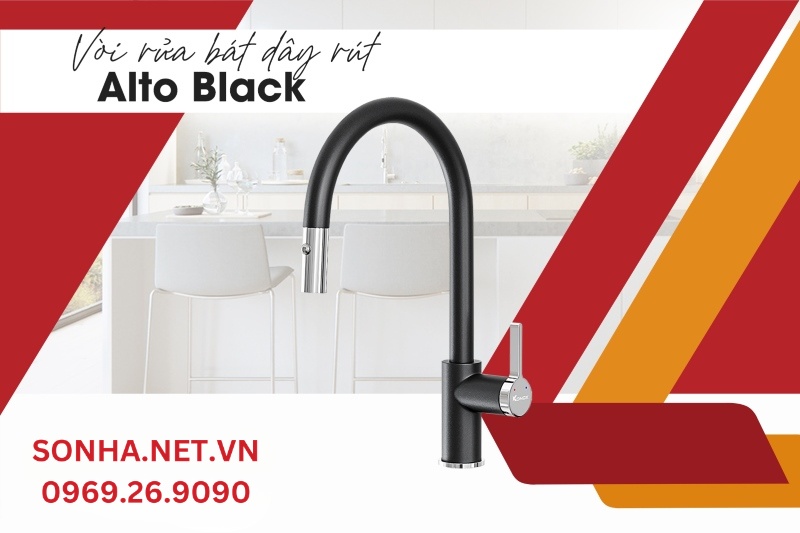 Chậu rửa b&aacute;t 1 hố, đ&aacute; Granite Konox sink Ruvita 680 Silver