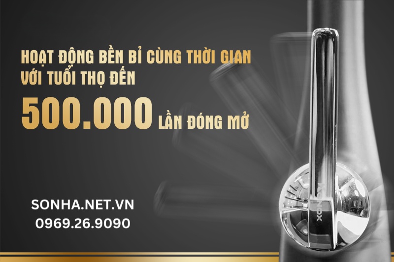 Curva Grey c&oacute; tuổi thọ vượt trội l&ecirc;n đến 500.000 lần đ&oacute;ng mở