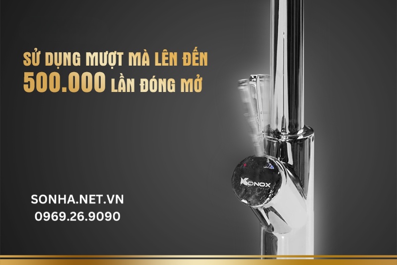 Ponte Black c&oacute; tuổi thọ vượt trội l&ecirc;n đến 500.000 lần đ&oacute;ng mở