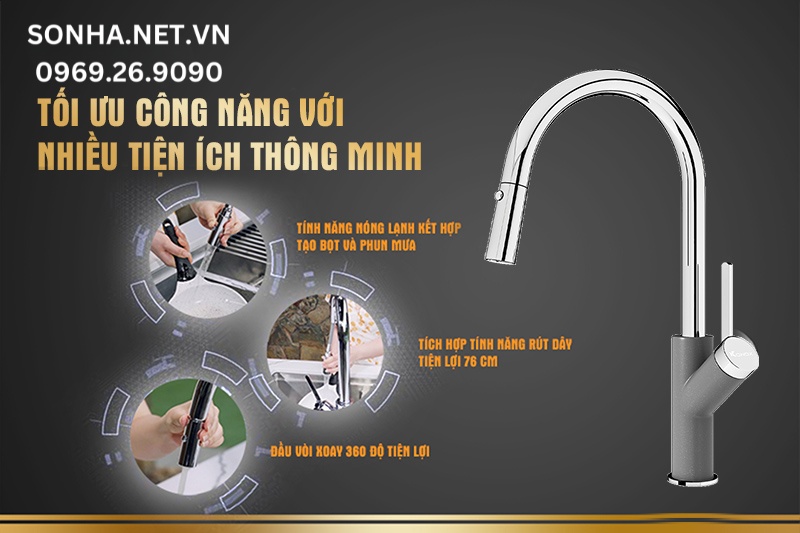 Tối ưu c&ocirc;ng năng với nhiều tiện &iacute;ch th&ocirc;ng minh