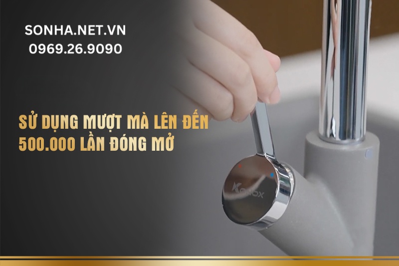 V&ograve;i Ponte Grey c&oacute; tuổi thọ l&ecirc;n đến 500.000 lần đ&oacute;ng mở