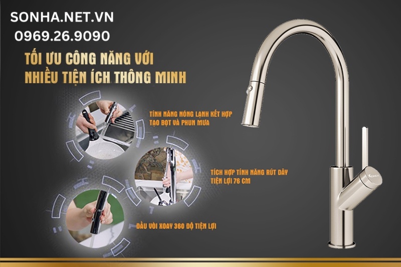 Tối ưu c&ocirc;ng năng với nhiều tiện &iacute;ch th&ocirc;ng minh