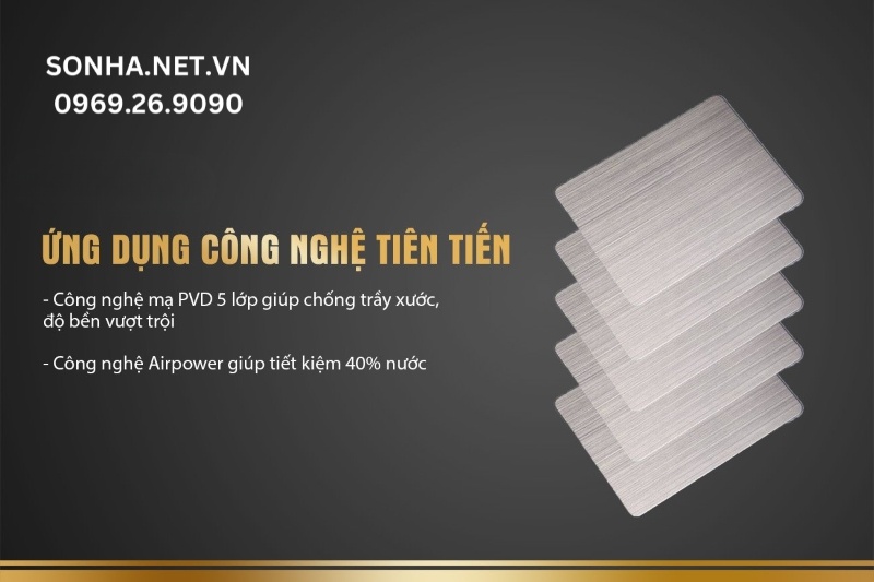 Konox Ponte Chrome ứng dụng công nghệ tiên tiến