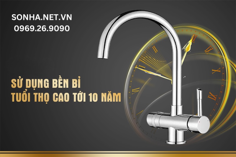 Trim-Water c&oacute; tuổi thọ sử dụng cao l&ecirc;n đến 10 năm