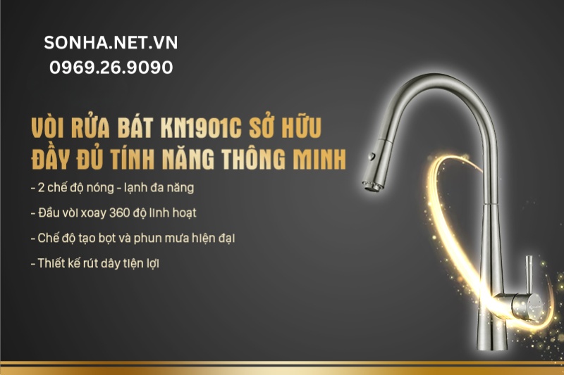 KN1901C sở hữu đầy đủ những t&iacute;nh năng th&ocirc;ng minh