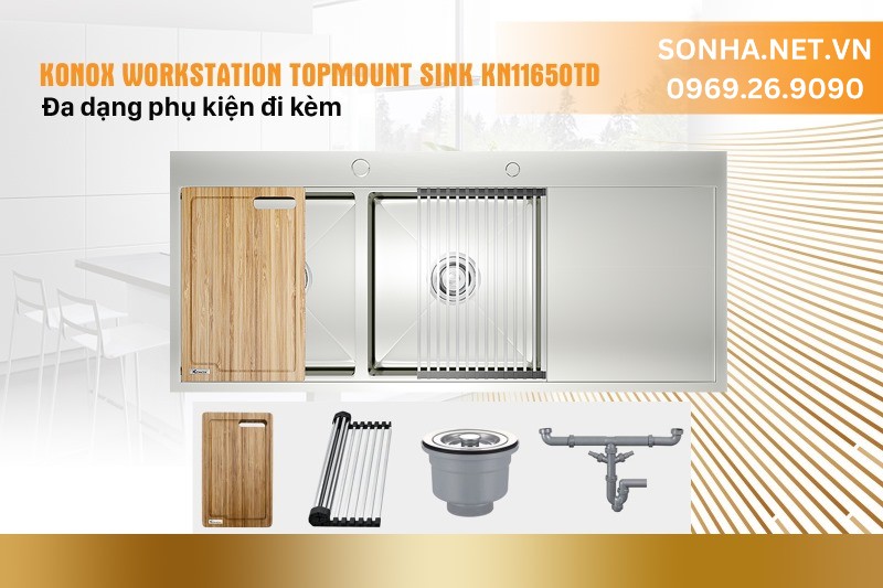 Trang bị đa dạng phụ kiện đi k&egrave;m