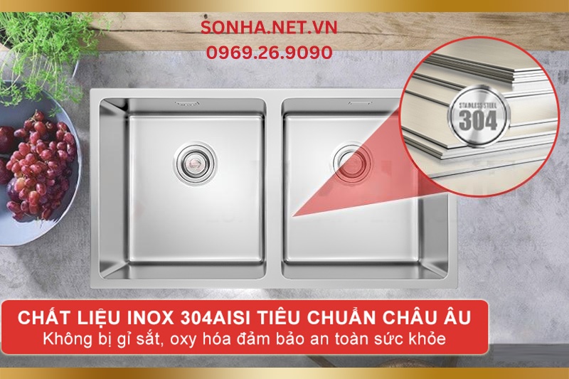 An to&agrave;n 8KBET hiện đăng mở với chất liệu inox 304 AISI ti&ecirc;u chuẩn ch&acirc;u &Acirc;u