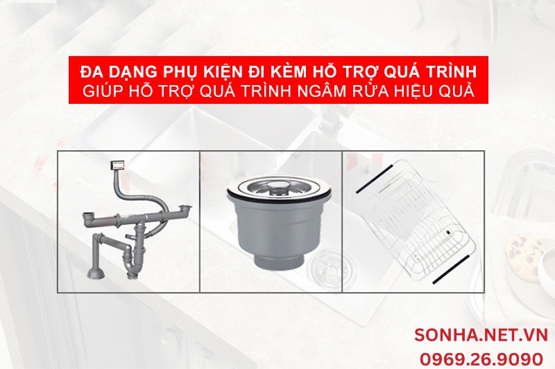 Đa dạng phụ kiện đi k&egrave;m hỗ trợ qu&aacute; sử dụng hiệu quả hơn