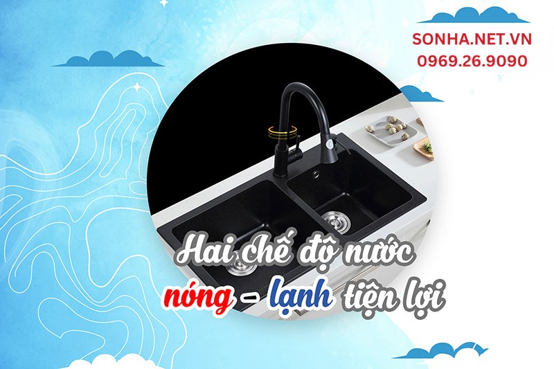 V&ograve;i K01 2 chế độ nước n&oacute;ng lạnh tiện sử dụng theo mong muốn