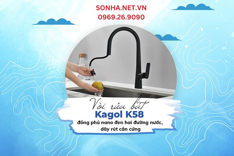 V&ograve;i Kagol K58 chất liệu cao cấp, thiết kế hiện đại
