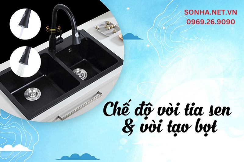 V&ograve;i Kagol K01 2 chế độ tia sen, tạo bọt linh hoạt sử dụng 