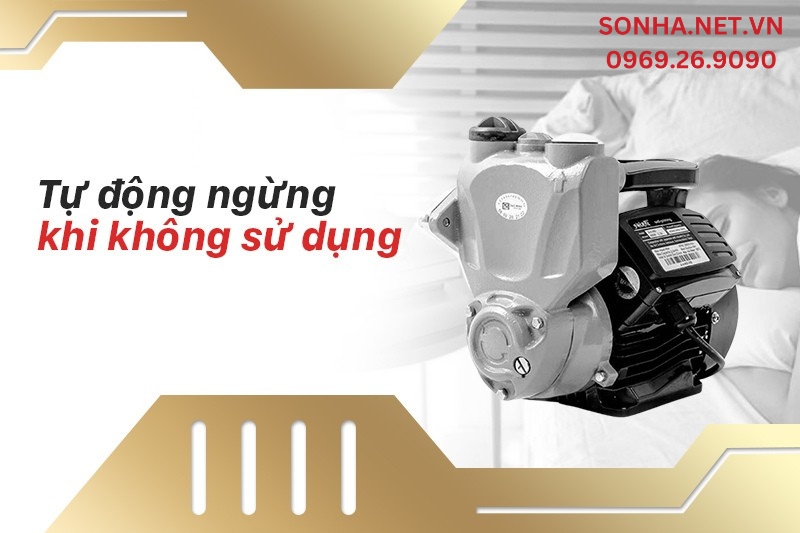 Shirai JLm 800 tự động ngừng hoạt động khi kh&ocirc;ng sử dụng