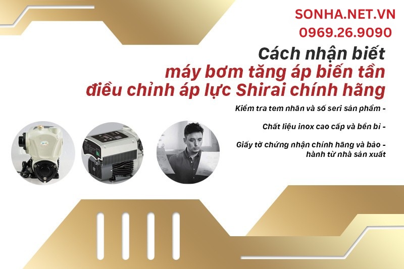 C&aacute;ch nhận biết m&aacute;y bơm Shirai IJLm 800AP ch&iacute;nh h&atilde;ng