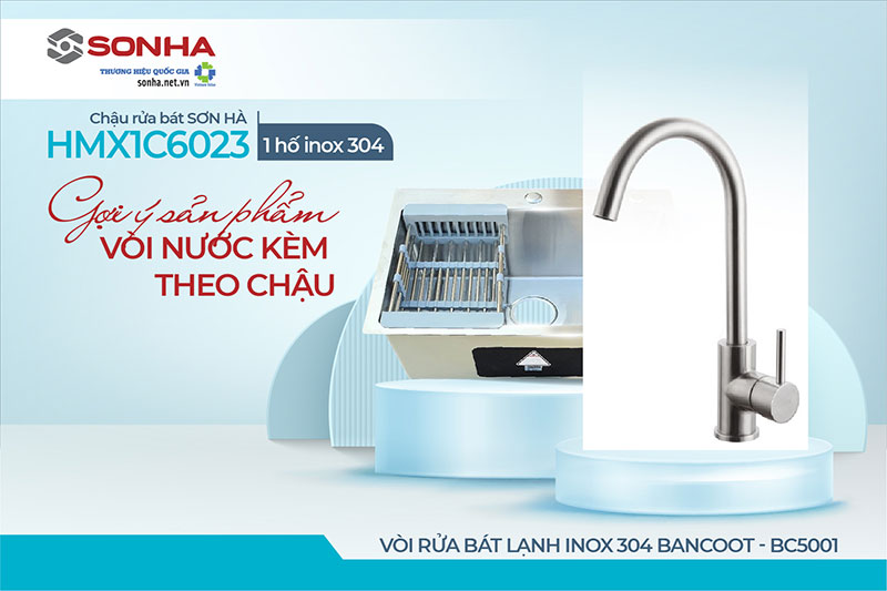 Lắp chậu 1 hố Trang Chủ Game Trực Tuyến Cổng Game 8kbet.com HMX1C6023 v&agrave; v&ograve;i BC5001
