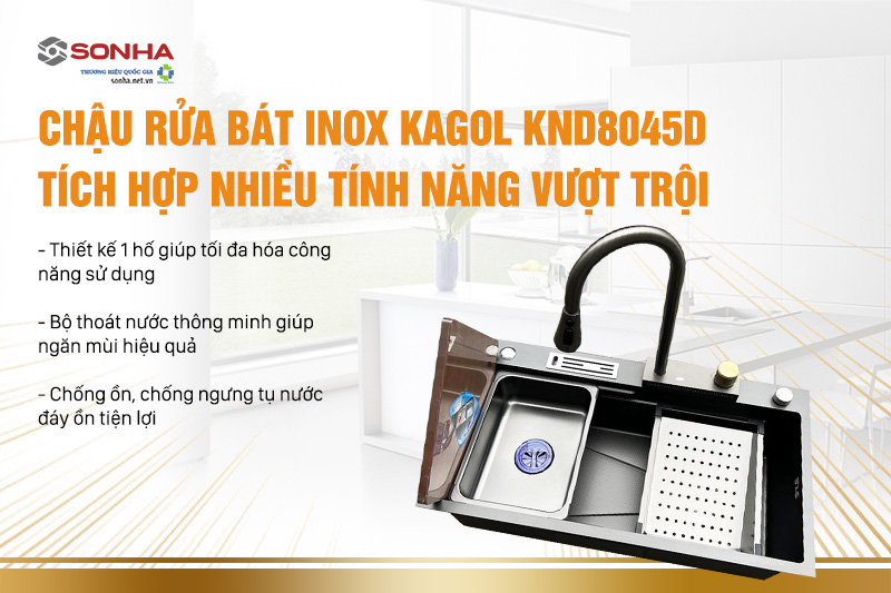 Nhiều t&iacute;nh năng vượt trội chỉ trong sản phẩm KND8045D