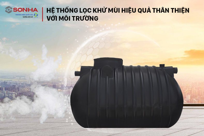 Bồn tự hoại Septic an to&agrave;n v&agrave; th&acirc;n thiện với m&ocirc;i trường