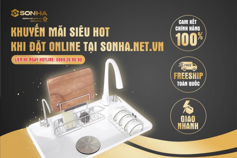 8kbet8kb.com chậu rửa b&aacute;t ch&eacute;n inox 304 phủ nano trắng KAGOL K7848