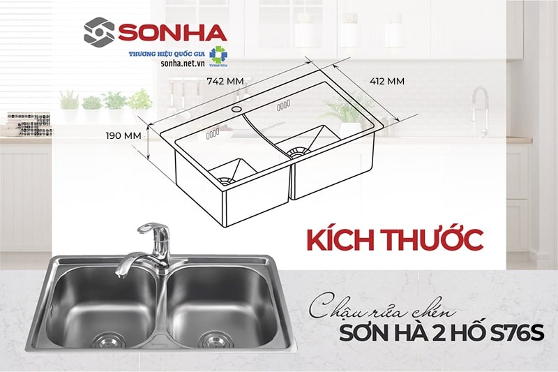 Th&ocirc;ng số kỹ thuật chậu rửa b&aacute;t Trang Chủ Game Trực Tuyến Cổng Game 8kbet.com S76S
