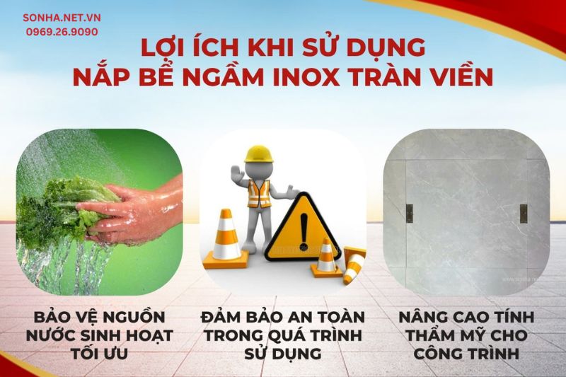 Lợi ích khi sử dụng nắp bể nước ngầm inox