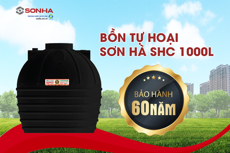 Bể tự hoại septic Trang Chủ Game Trực Tuyến Cổng Game 8kbet.com SHC đứng 1000L được bảo h&agrave;nh 60 năm