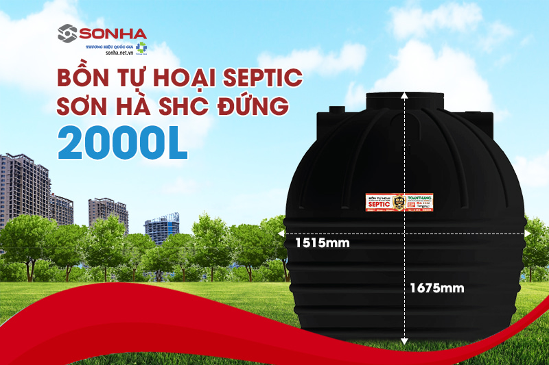 Bồn tự hoại septic Trang Chủ Game Trực Tuyến Cổng Game 8kbet.com SHC đứng 2000L