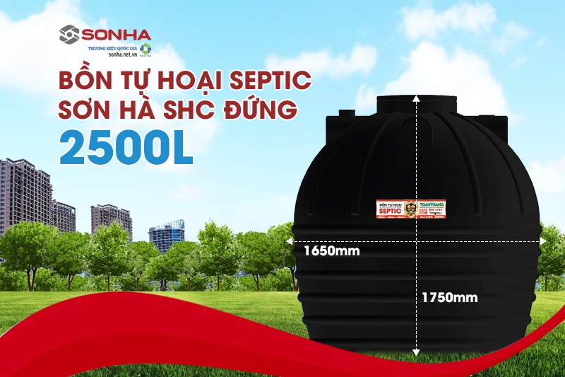 Bồn tự hoại septic Trang Chủ Game Trực Tuyến Cổng Game 8kbet.com SHC đứng 2500L