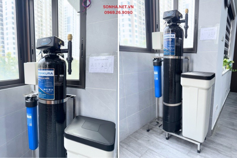 8kbet8kb.com lắp m&aacute;y lọc tổng Sakura SKT211C cho kh&aacute;ch h&agrave;ng