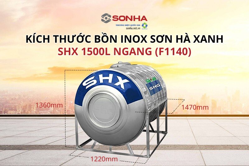 Kích thước 8KBET 456 được xếp hạng cao nhất Inox Trang Chủ Game Trực Tuyến Cổng Game 8kbet.com Xanh SHX 1500L Ngang (F1140)