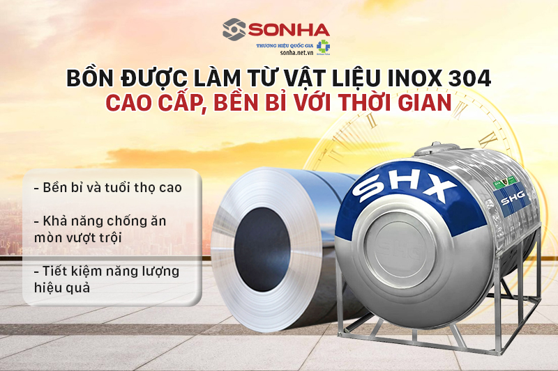 Inox 304 - Chất liệu an to&agrave;n cho 8KBET 456 được xếp hạng cao nhất