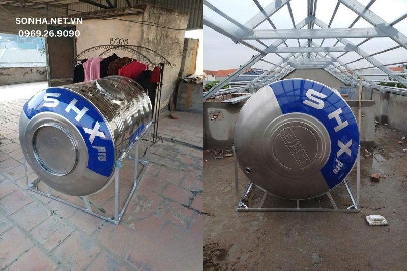 Hình ảnh lắp đặt thực tế 8KBET 456 được xếp hạng cao nhất Inox Trang Chủ Game Trực Tuyến Cổng Game 8kbet.com Xanh SHX 2500L Ngang (F1140)