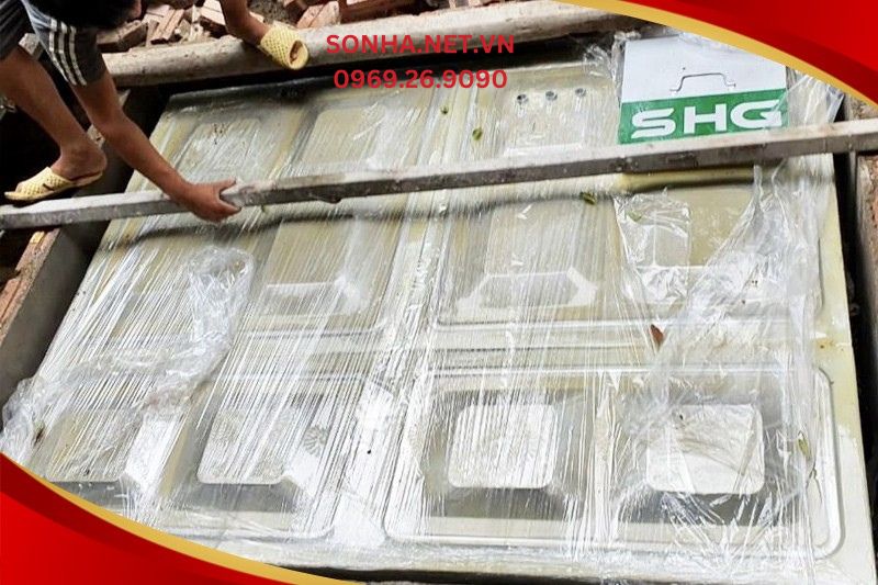 Lắp đặt bể nước inox ch&ocirc;n ngầm Trang Chủ Game Trực Tuyến Cổng Game 8kbet.com Xanh 3500L