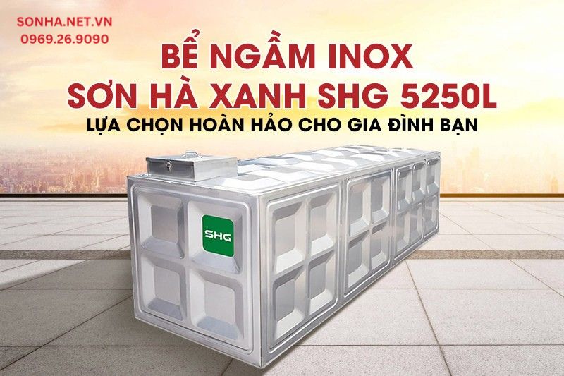 Bể ngầm inox Trang Chủ Game Trực Tuyến Cổng Game 8kbet.com Xanh SHG 5250L - Lựa chọn ho&agrave;n hảo cho 8Kbet888 cá cược thể thao bạn