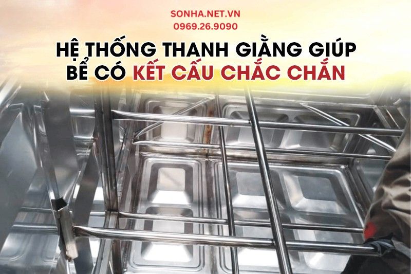 Sở hữu hệ thống thanh giằng chắc chắn