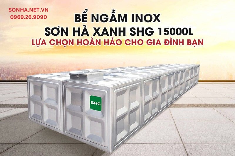 Bể ngầm inox Trang Chủ Game Trực Tuyến Cổng Game 8kbet.com Xanh SHG 15000L 