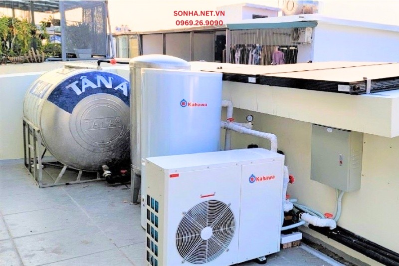 Lắp đặt m&aacute;y nước n&oacute;ng trung t&acirc;m heat pump cho kh&aacute;ch h&agrave;ng tr&ecirc;n to&agrave;n quốc