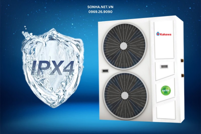 Chỉ số bảo vệ IPX4 chống thấm nước hiệu quả