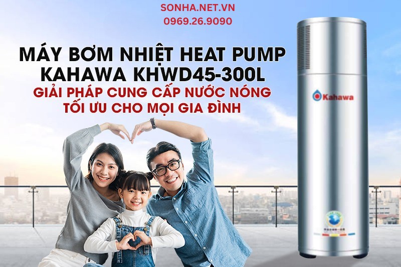 Tìm hiểu máy bơm nhiệt 8Kbet888 cá cược thể thao Kahawa KHWD45-300L