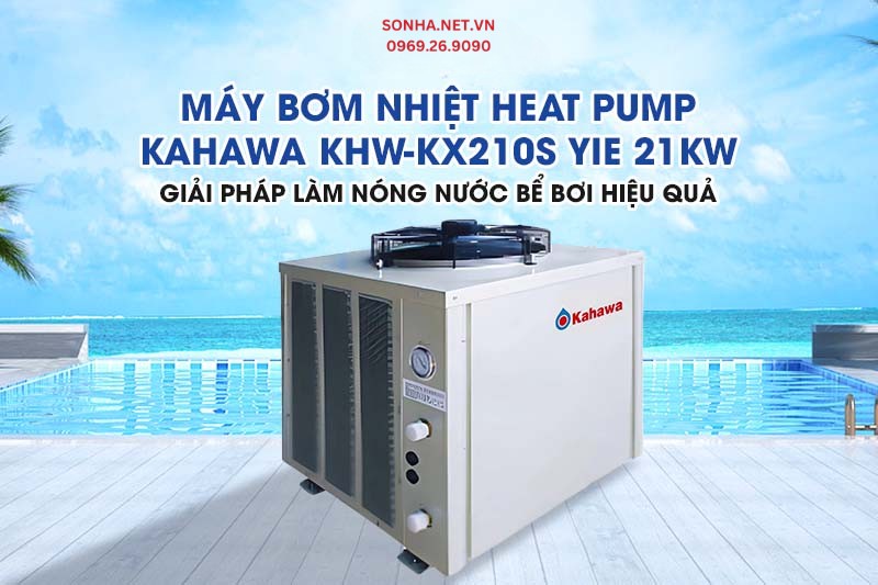 Tìm hiểu máy bơm nhiệt nước nóng Kahawa 21kW KHW-KX210S YIE
