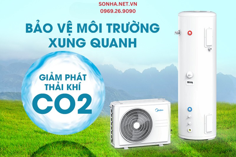 Máy bơm nhiệt Heatpump MT-200R26 bảo vệ môi trường sống xung quanh