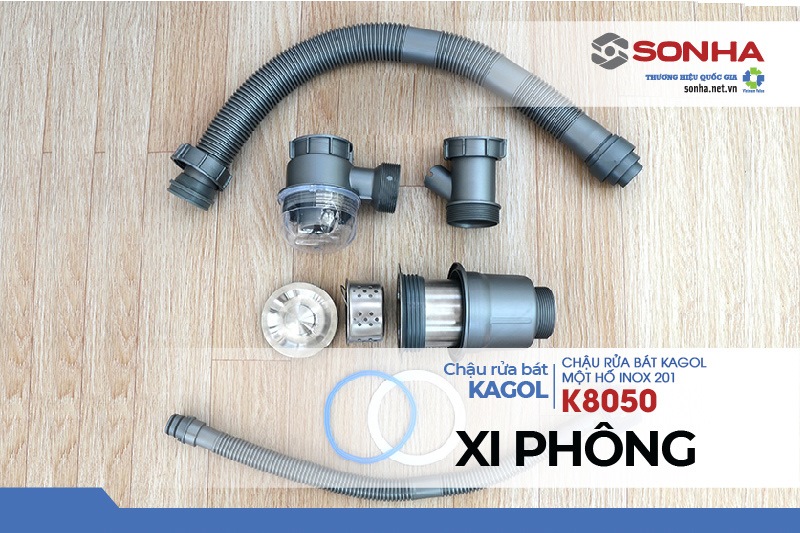 Bộ xi-ph&ocirc;ng tho&aacute;t nước nhanh, ngăn m&ugrave;i hiệu quả