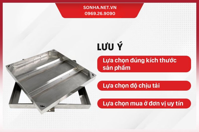 Lưu &yacute; khi lựa chọn nắp hố ga inox 304 