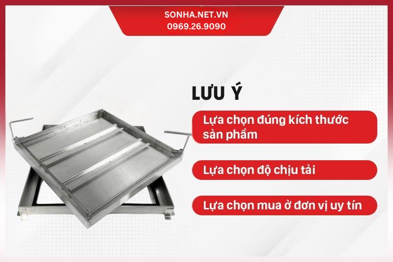 Lưu &yacute; khi lựa chọn nắp hố ga inox chống nước, ngăn m&ugrave;i