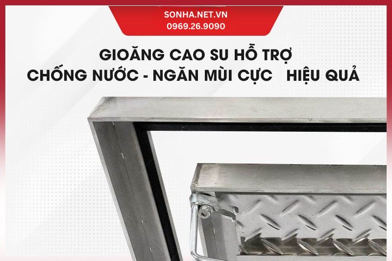 Lợi &iacute;ch tuyệt vời khi sử dụng nắp hố ga inox 304 1000x1000x70, chịu tải 1 tấn